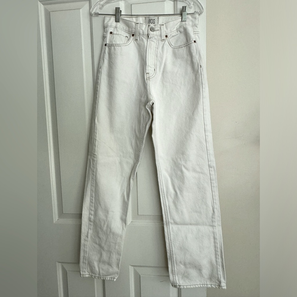 BDG White Cowboy Jeans